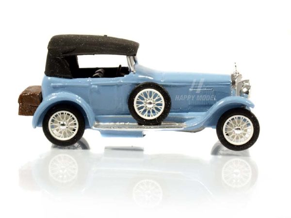 Marcedes Benz 28/95 Sport-Phaeton 1922 cabrio zavřený modrý Modelauto 87541 - Image 3