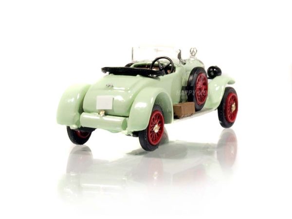 Mercedes Benz 28/95 PS 1921 cabrio otevřený světle zelený Modelauto 87543z - Image 2