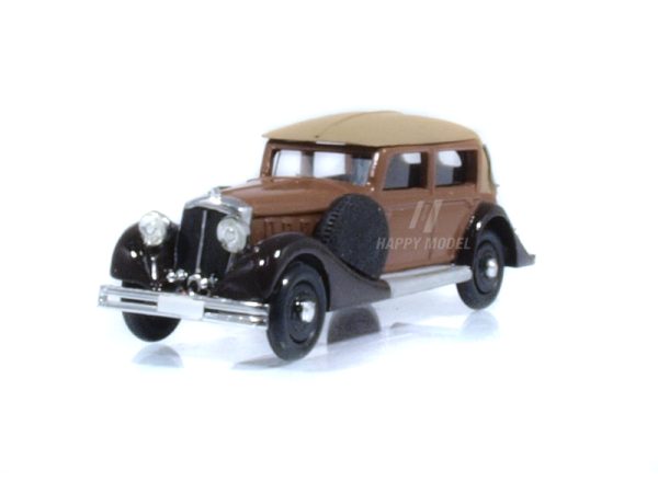 Tatra 70A cabrio zavřené  1935-41 hnědé Modelauto 87565h