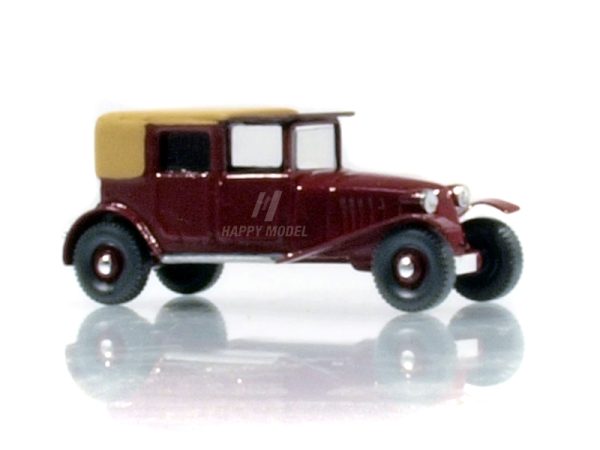 Tatra 12 cabrio zavřené 1928 červené Modelauto 87568 - Image 3