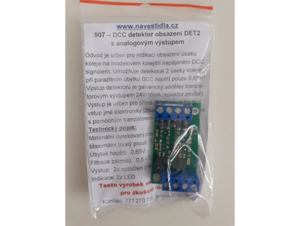 detektor obsazení DET2 DCC Němeček 907