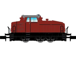 dieselová lokomotiva DHG 700 C muzeální tmavě červená DCC Nürnberger Modelleisenbahnen 123304