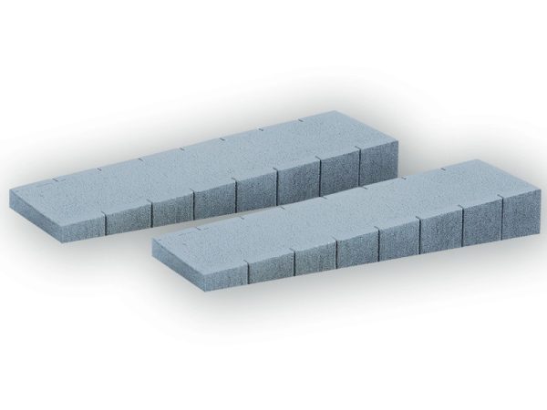 přímé zakončení k nástupišti 2ks Noch 66015