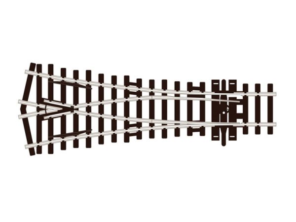 výhybka symetrická R610 mm/24° Peco SL-U97