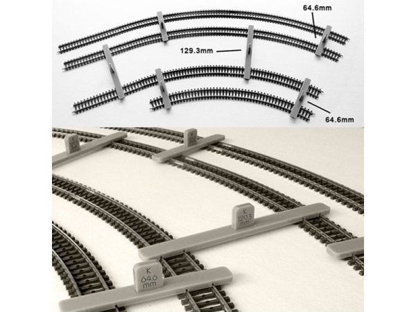 držáky pro výrobu paralelní tratě Märklin K-Gleis Proses PPT-HO-MK