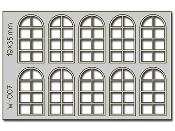 okna 19 x 35 mm 10ks Proses PW-007