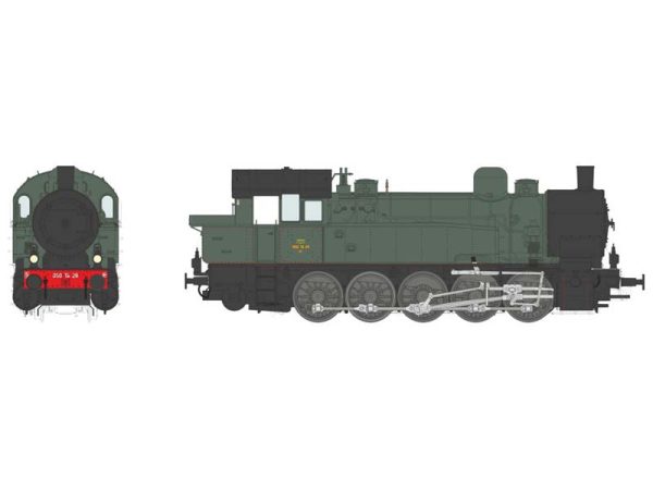parní lokomotiva 050 TA 28 SNCFDCC/AC se zvukem RAILS EUROP EXPRESS MBE006