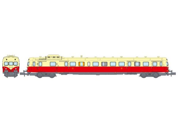 motorový vůz X-2848 krémová střecha 1/2. třída TOULOUSE SNCF RAILS EUROP EXPRESS NW248