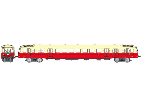 motorový vů X 2450 1/2. třída Le Cévenol krémová střecha RAILS EUROP EXPRESS NW252