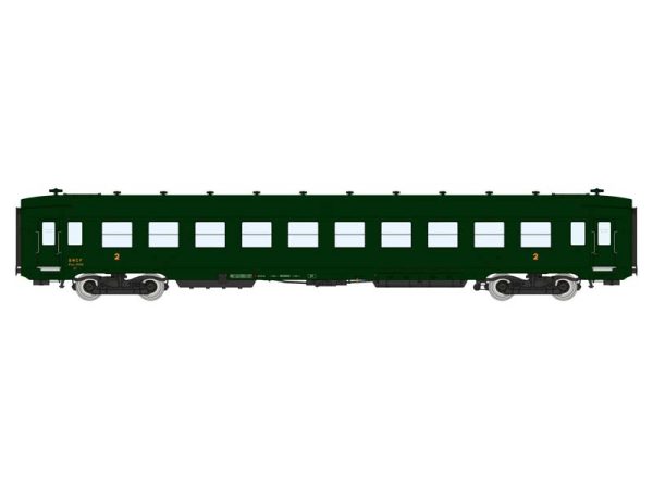 osobní vůz B10 2.třídy zelený SNCF RAILS EUROP EXPRESS VB390