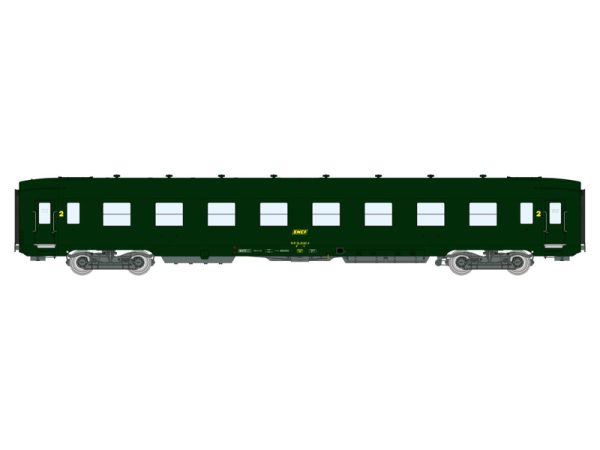 osobní vůz B8 ex-A8 2.třídy zelený SNCF RAILS EUROP EXPRESS VB395