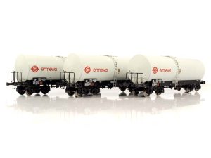 set tří kotlových vozů Fauvet-Girel SNCF ERMEWA RAILS EUROP EXPRESS WB658