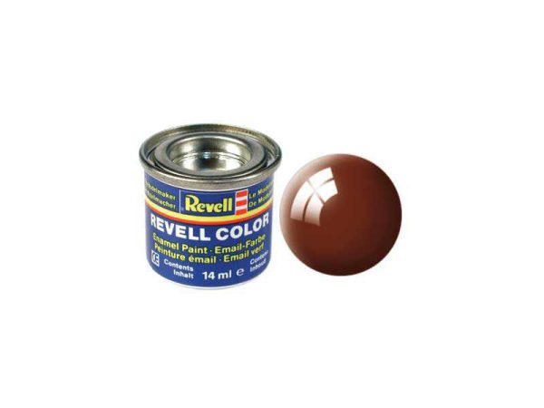 barva Revell emailová - 32180: lesklá blátivě hnědá (mud brown gloss) Revell 32180