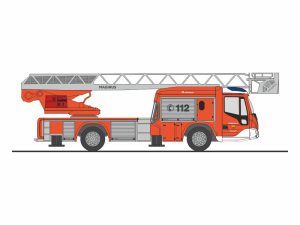 Magirus DLK 32 hasiči Gotha Rietze 71106
