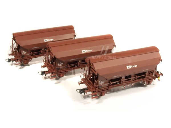set výsypných vozů se stříškou Tdns ČD Cargo Roco 6600078 - Image 2