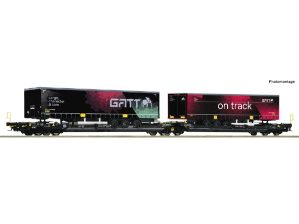 dvojitý kapsový vůz T3000e TX Logistik Roco 6600170