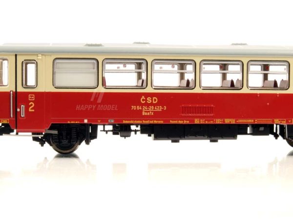 motorový vůz M 152.0 s přípojným vozem ČSD DCC se zvukem Roco 70375 - Image 5
