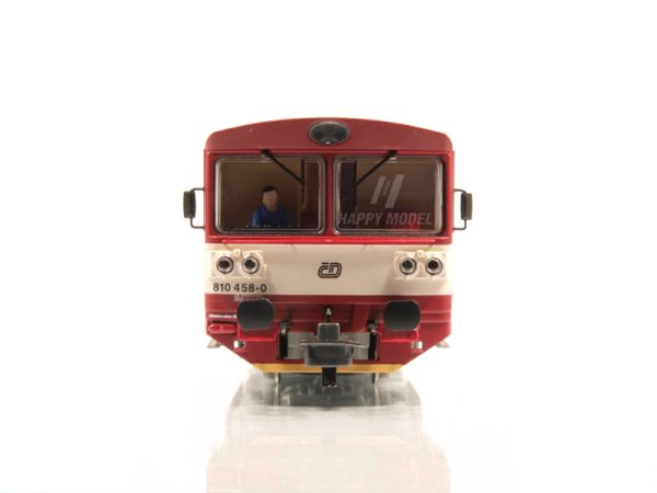 motorový vůz 810 458-0 s přípojným vozem ČD DCC se zvukem Roco 70377 - Image 5