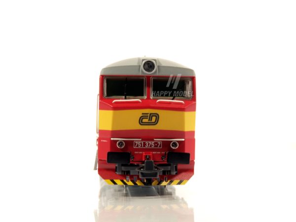 dieselová lokomotiva Bardotka 751 375-7 ČD DCC se zvukem Roco 70923 - Image 4