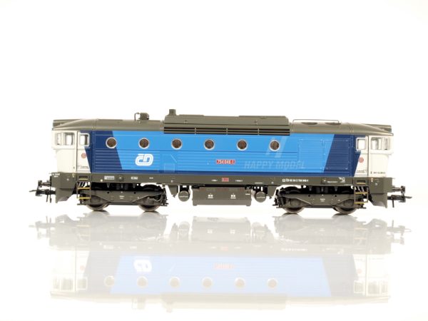 dieselová lokomotiva Brejlovec řady 754 ČD DCC se zvukem Roco 71024 - Image 2