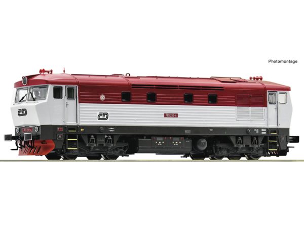 dieselová lokomotiva Bardotka 749 218-4 ČD se zvukem Roco 7310054