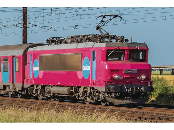 elektrická lokomotiva BB 22238 Ouigo SNCF DCC se zvukem Roco 7510013