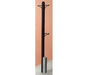 telegrafní sloupy 10ks se 2 izolátory stavebnice Miniatur mn02a