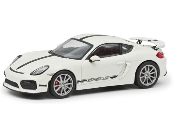 Porsche Cayman GT4 bílé 1:43 Schuco 450758800