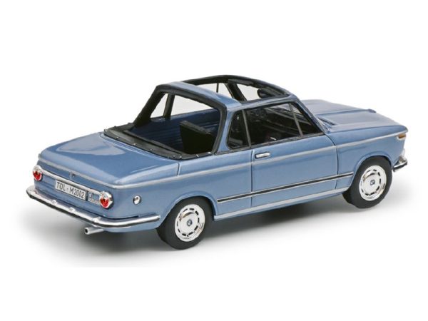 BMW 2002 Cabrio modré 1:43 Schuco 450918100 - Image 2