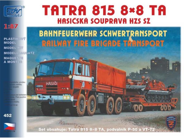 Tatra 815 8×8 TA, podvalník P-50, VT-72 HZS SŽ SDV 452 - Image 3