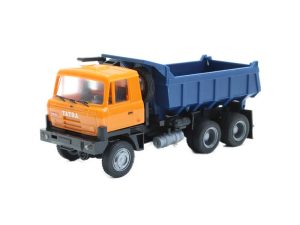 Tatra 815 6x6 oranžová/modrá sklápěč S1 stavebnice IGRA MODEL 66818151