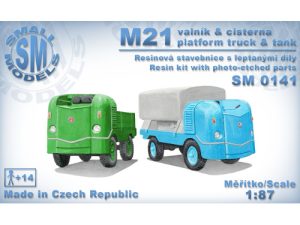 Multicar M21 valník & cisterna stavebnice Small Models 0141k