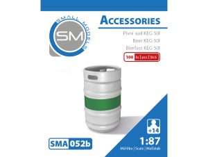 pivní sud KEG 50l (100 ks) Small Models 052b