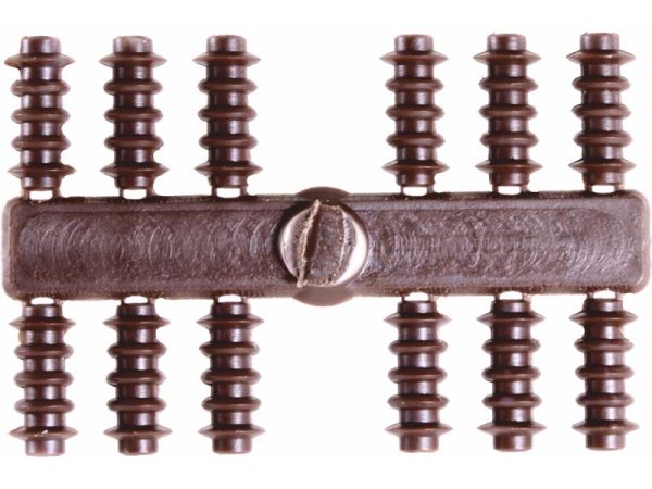 izolátor hnědý 4,5 x 9,6 mm 24 ks Sommerfeldt 851