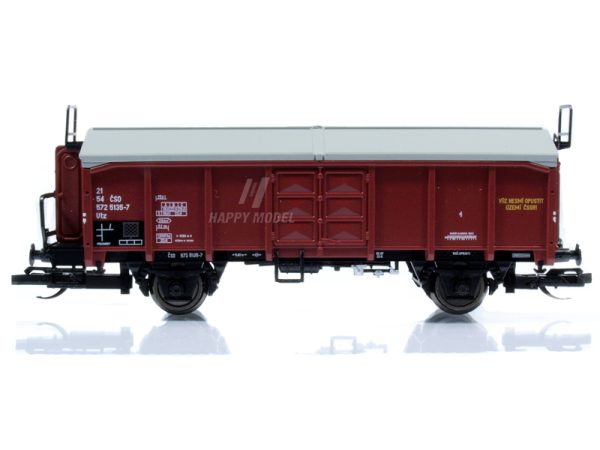 set zavřených vozů s pohyblivou střechou Utz/Tms ČSD Tillig 01034 - Image 2