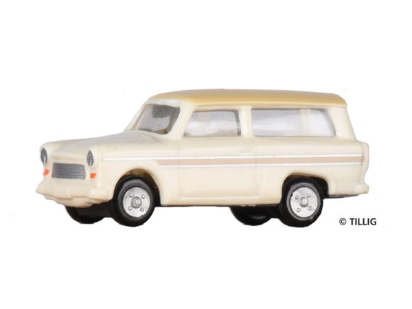 Trabant 601 kombi bílý Tillig 08747