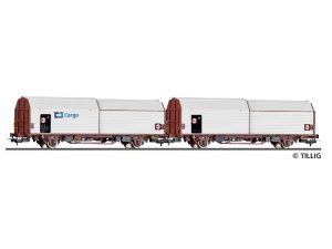 vozy s pohyblivými stěnami Laails ČD Cargo Tillig 70078