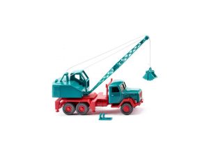 Magirus Fuchs autojeřáb modrý Wiking 66204