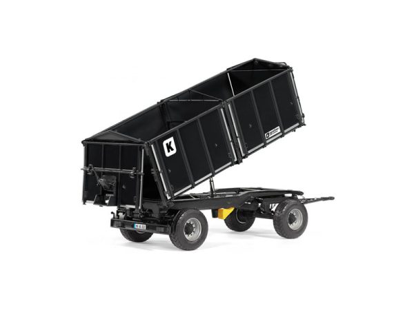 přívěs zemědělský dvounápravový HKD 302 černý Wiking 77867 - Image 2