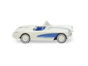 Chevrolet Corvette bílý / modrý Wiking 81905