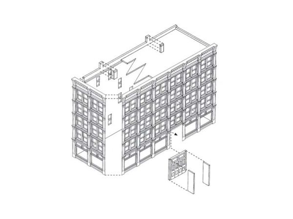 hotel Hilltown Woodland Scenics DPM50900 - Image 3