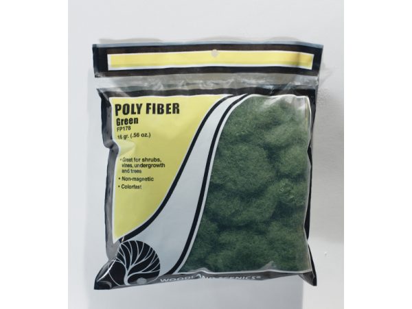 syntetické vlákno Poly Fiber zelené Woodland Scenics FP178