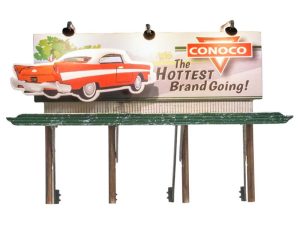 osvětlený billboard Conoco Woodland Scenics JP5793