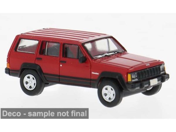 Jeep Cherokee červený 1984 Brekina PCX870729