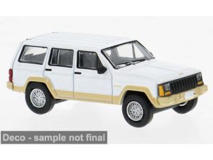 Jeep Cherokee bílý 1984 Brekina PCX870731