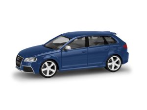 Audi RS3 Sportback tmavě modré Herpa 034876-003