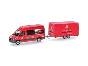 MB Sprinter 18 s přívěsem Colonia Herpa 098618
