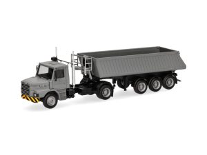 Scania Hauber sklápěcí šedá Herpa 319713