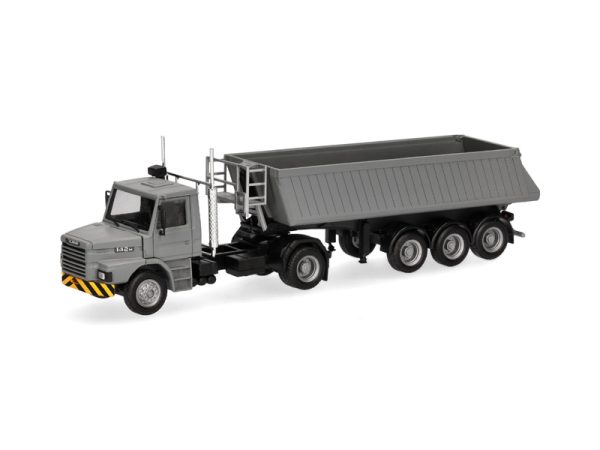 Scania Hauber sklápěcí šedá Herpa 319713