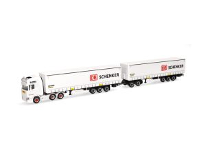 Scania CR 20 HD chladírenský návěs s přívěsem DB Schenker Herpa 319720